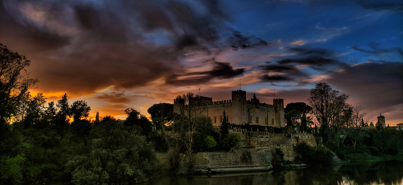 Atardecer en Malpica de Tajo el 11 del 10 de 2021