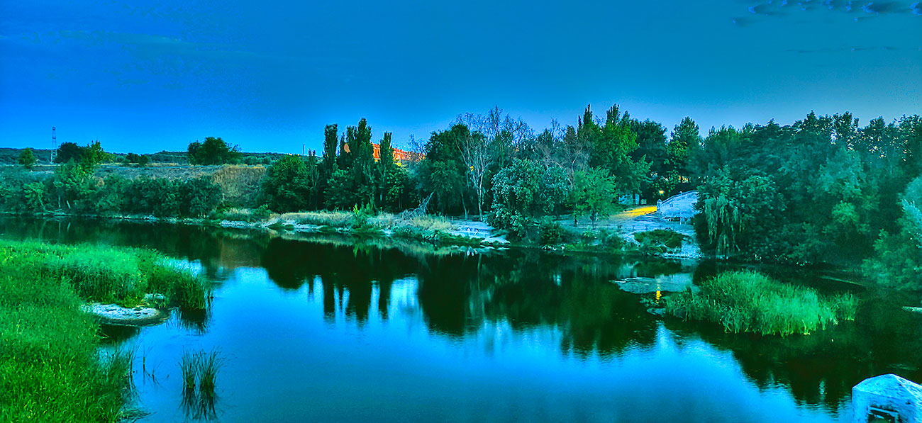 Atardecer en Malpica de Tajo el 13 del 07 de 2021