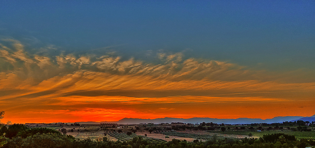Puesta de sol en Malpica de Tajo (15/07/21) Atardecer en Malpica de Tajo el 15 del 07 de 2021