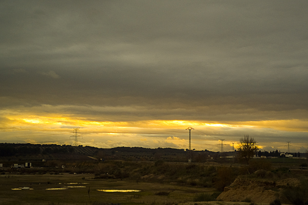 Atardecer en Malpica de Tajo 