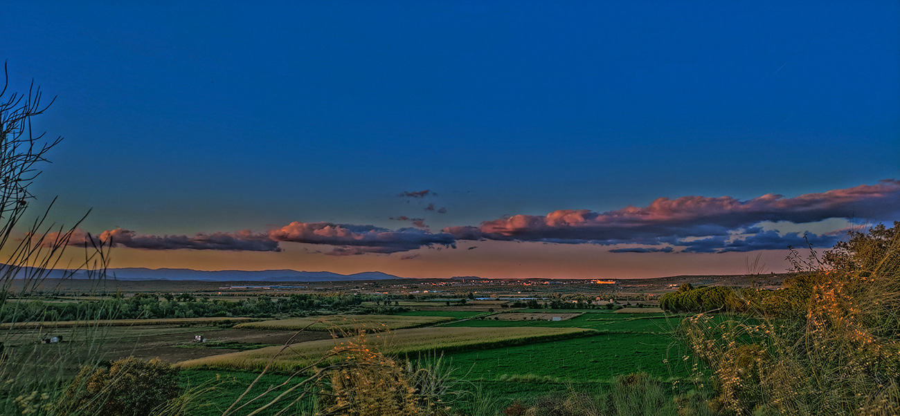 Puesta de sol en Malpica de Tajo (18/09/21) Atardecer en Malpica de Tajo el 18 del 09 de 2021