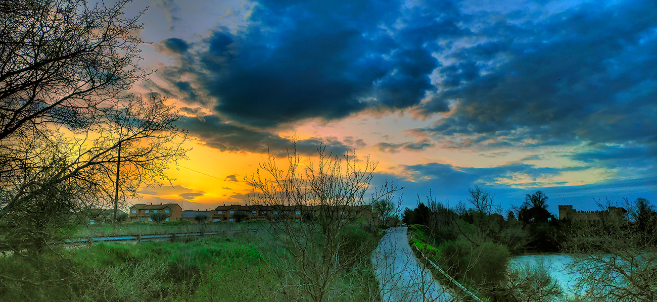 Puesta de sol en Malpica de Tajo (20/03/22) - 5 Atardecer en Malpica de Tajo el 20 del 03 de 2022 -5
