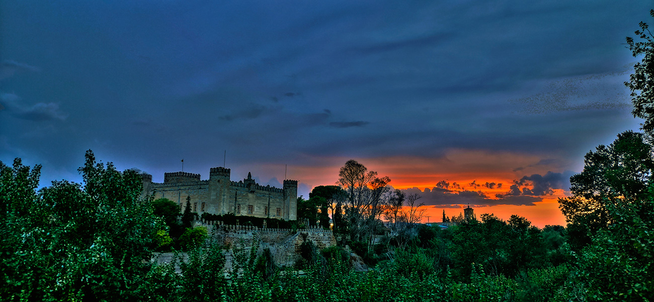 Atardecer en Malpica de Tajo el 24 del 08 de 2021