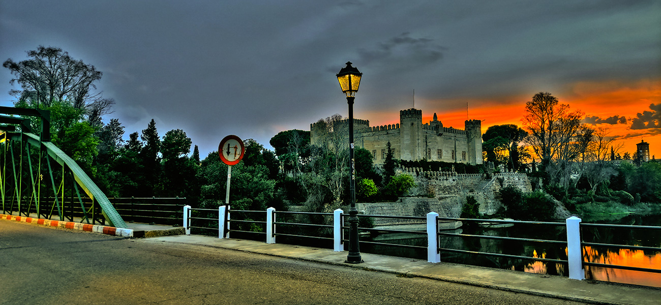 Atardecer en Malpica de Tajo el 24 del 08 de 2021