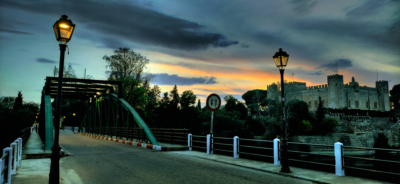 Atardecer en Malpica de Tajo el 25 del 08 de 2021