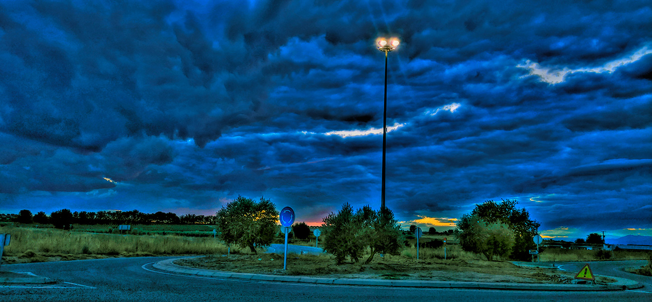 Puesta de sol en Malpica de Tajo (25/09/22) -5 Atardecer en Malpica de Tajo el 25 del 09 de 2022 -5
