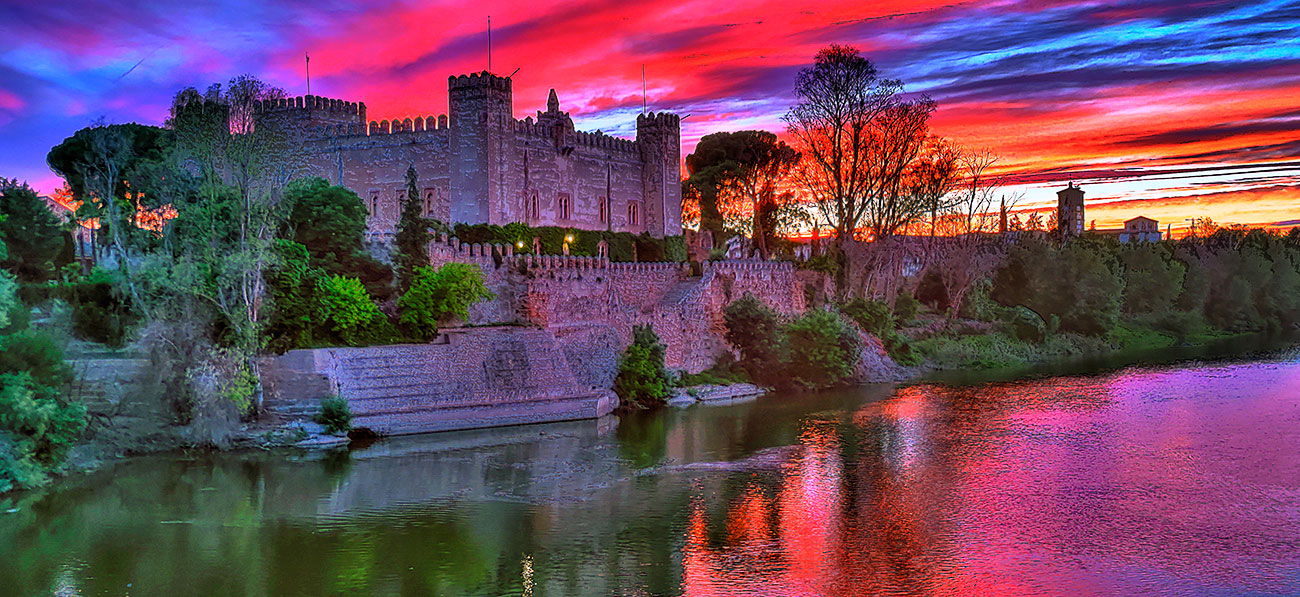 Atardecer en Malpica de Tajo el 27 del 06 de 2021