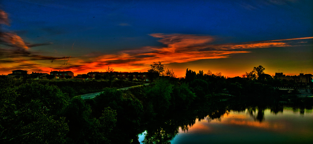 Puesta de sol en Malpica de Tajo (27/09/21) Atardecer en Malpica de Tajo el 27 del 09 de 2021