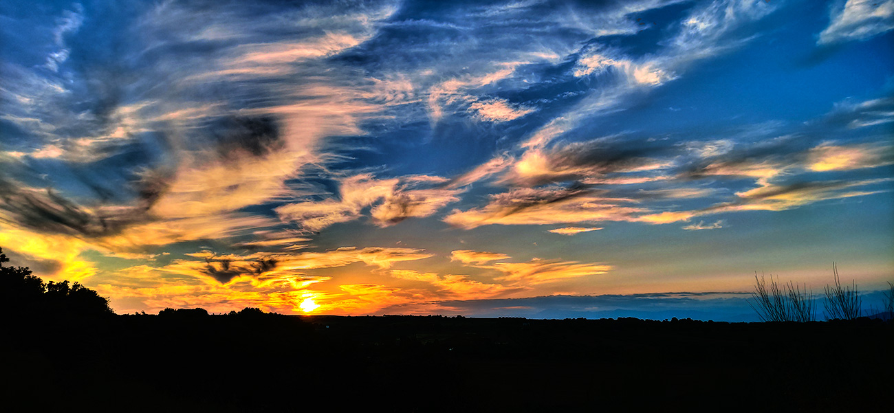 Puesta de sol en Malpica de Tajo (29/08/21) Atardecer en Malpica de Tajo el 29 del 08 de 2021
