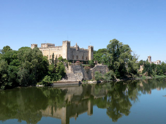 Castillo de Malpica e iglesia