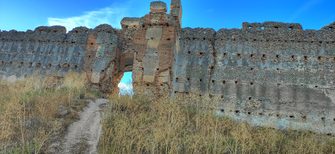 Muralla NO. del Castillo Villaba - Cebolla - Malpica de Tajo