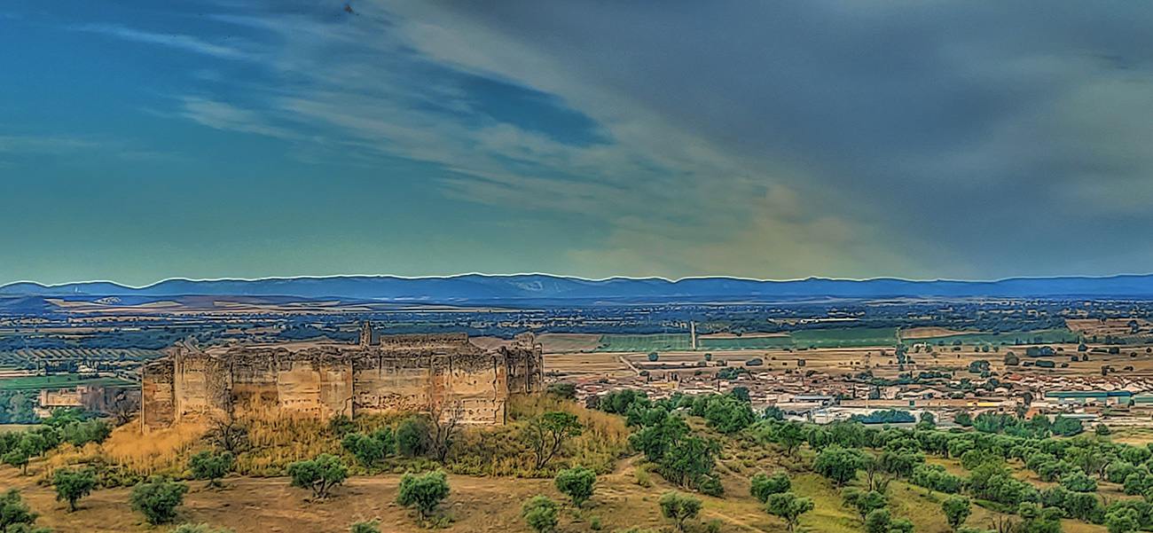 Castillo Villaba. Vista norte - Cebolla - Malpica de Tajo