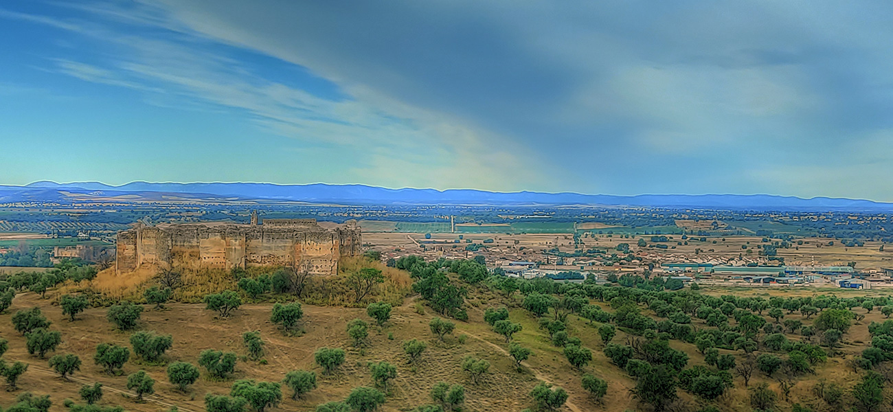 Castillo Villaba. Vista norte - Cebolla - Malpica de Tajo