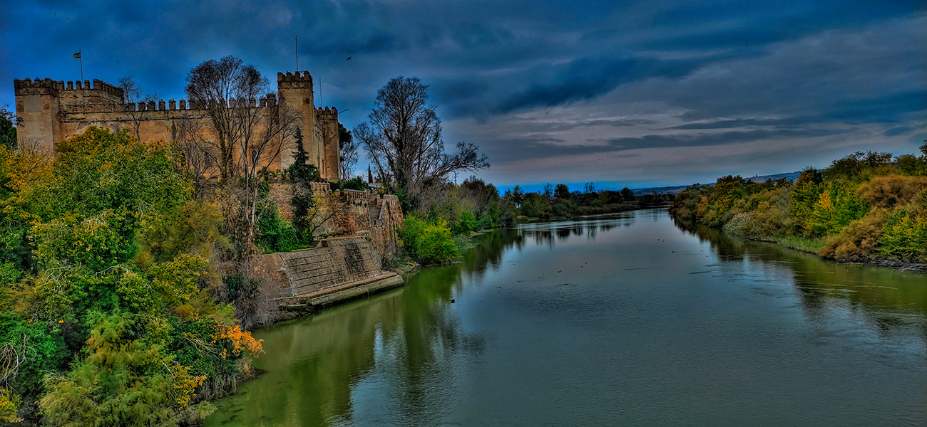 El castillo y el río Tajo en Malpica de Tajo El castillo y el río Tajo en Malpica de Tajo