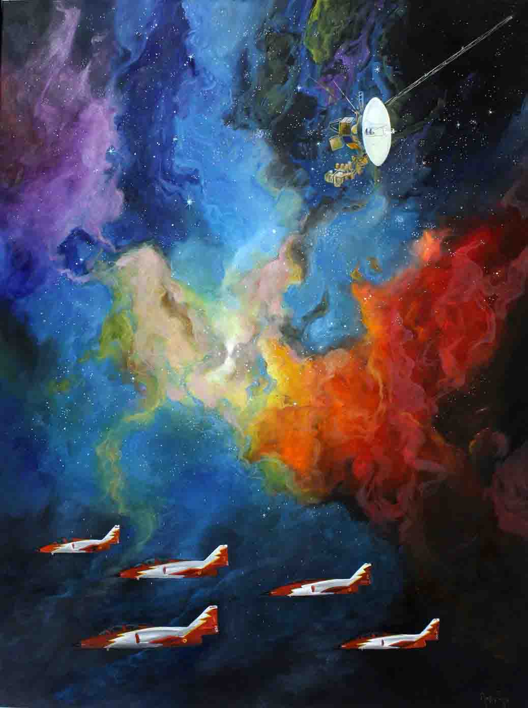 Águila y Voyager