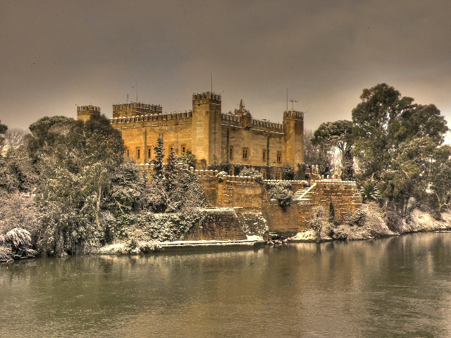 El castillo nevado, Malpica de Tajo