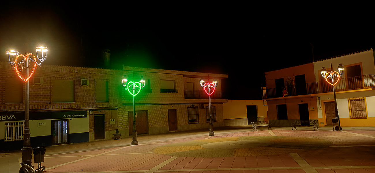 Malpica de Tajo de noche, iluminación fiesta del Santo 2022 - 5 Malpica de Tajo de noche, iluminación fiesta del Santo 2022 -5