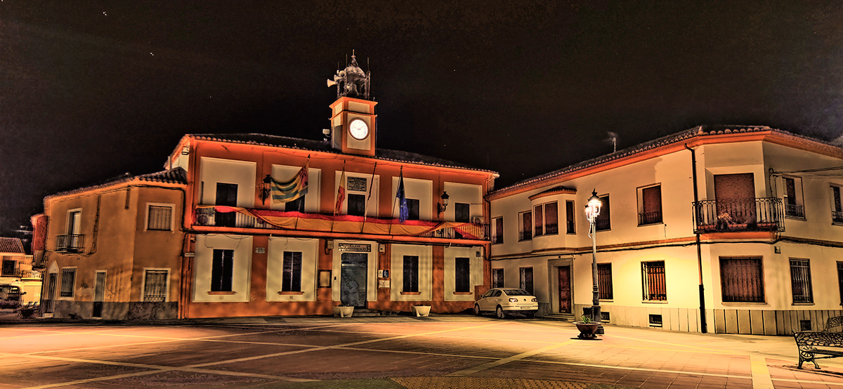Malpica de Tajo de noche Malpica de Tajo de noche