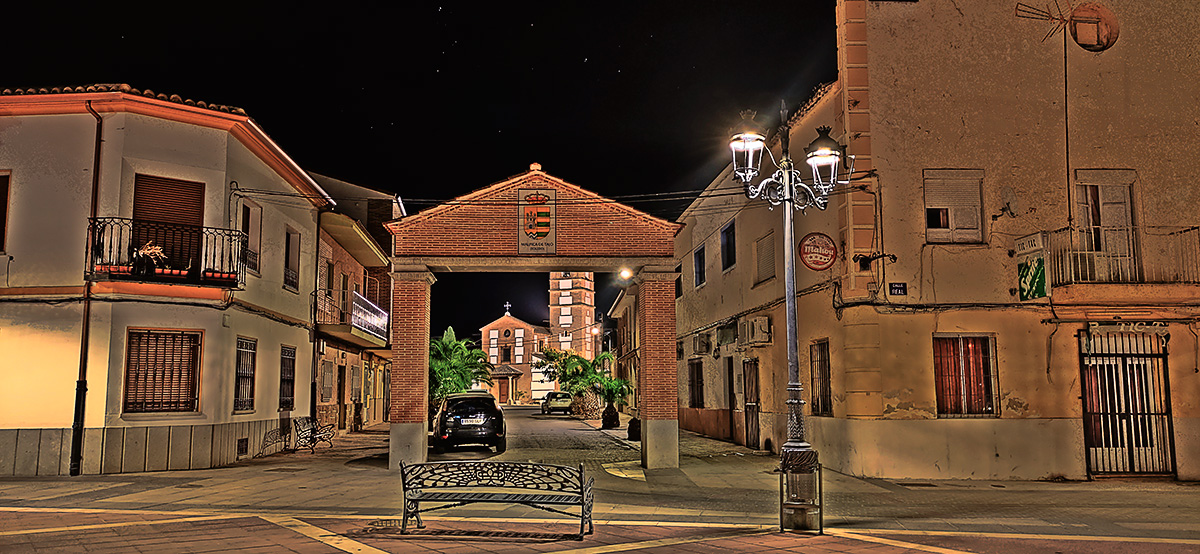Malpica de Tajo de noche Malpica de Tajo de noche