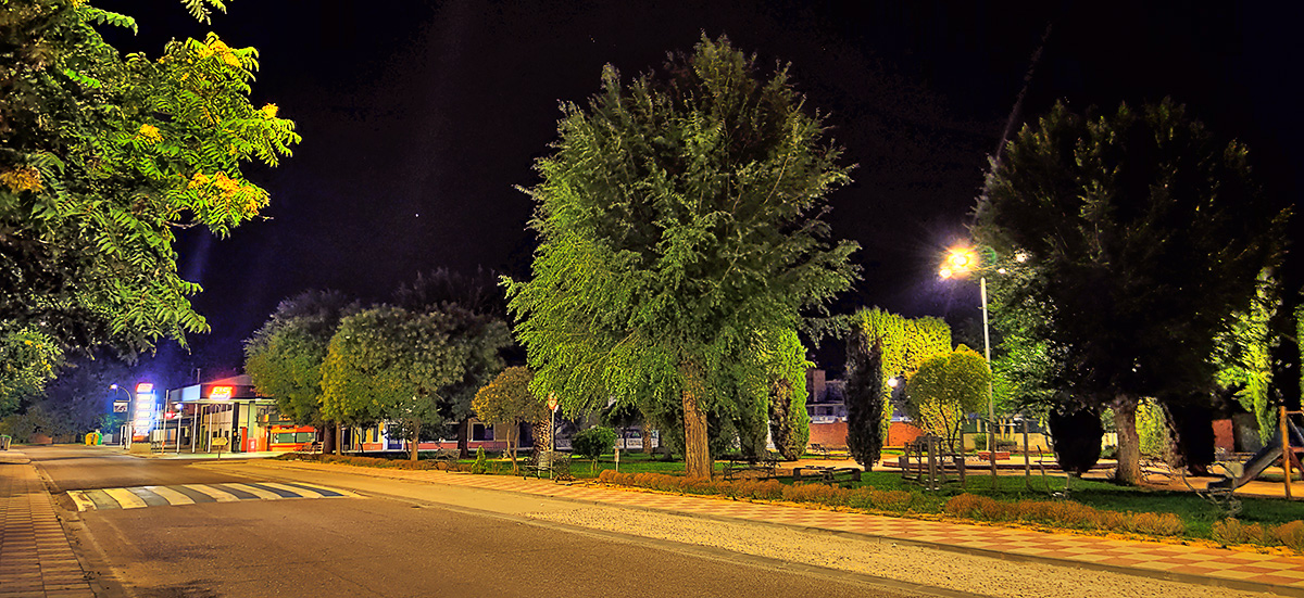 Malpica de Tajo de noche Malpica de Tajo de noche