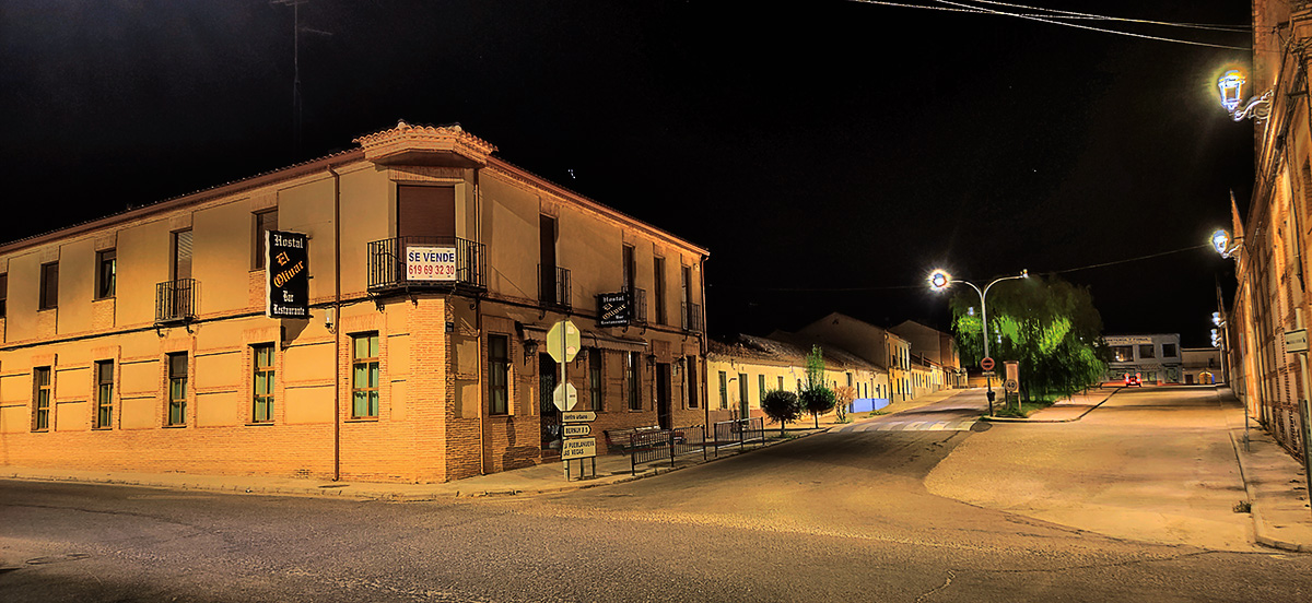 Malpica de Tajo de noche Malpica de Tajo de noche