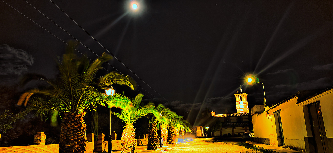 Malpica de Tajo de noche Malpica de Tajo de noche