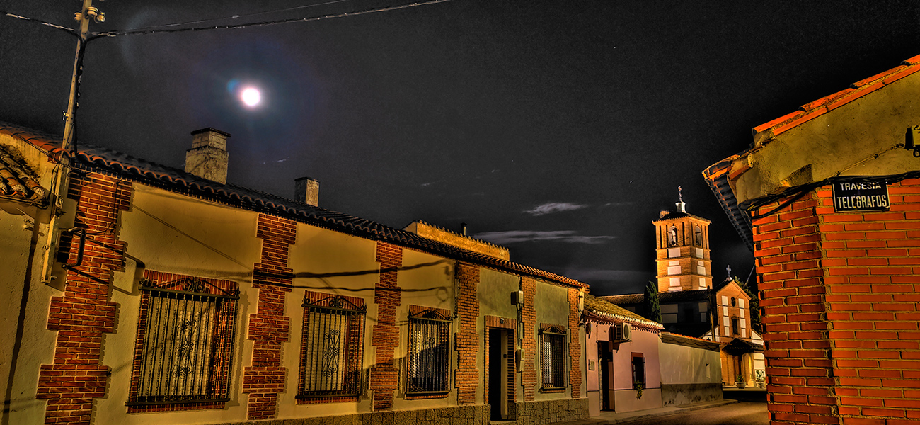 Malpica de Tajo de noche Malpica de Tajo de noche