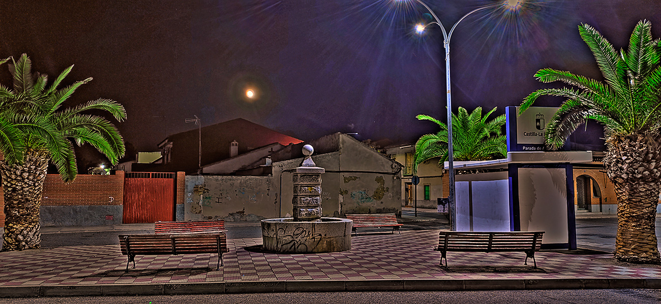 Malpica de Tajo de noche Malpica de Tajo de noche
