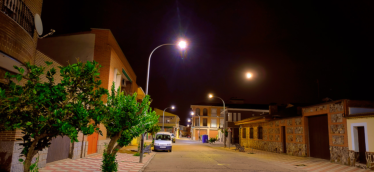 Malpica de Tajo de noche Malpica de Tajo de noche