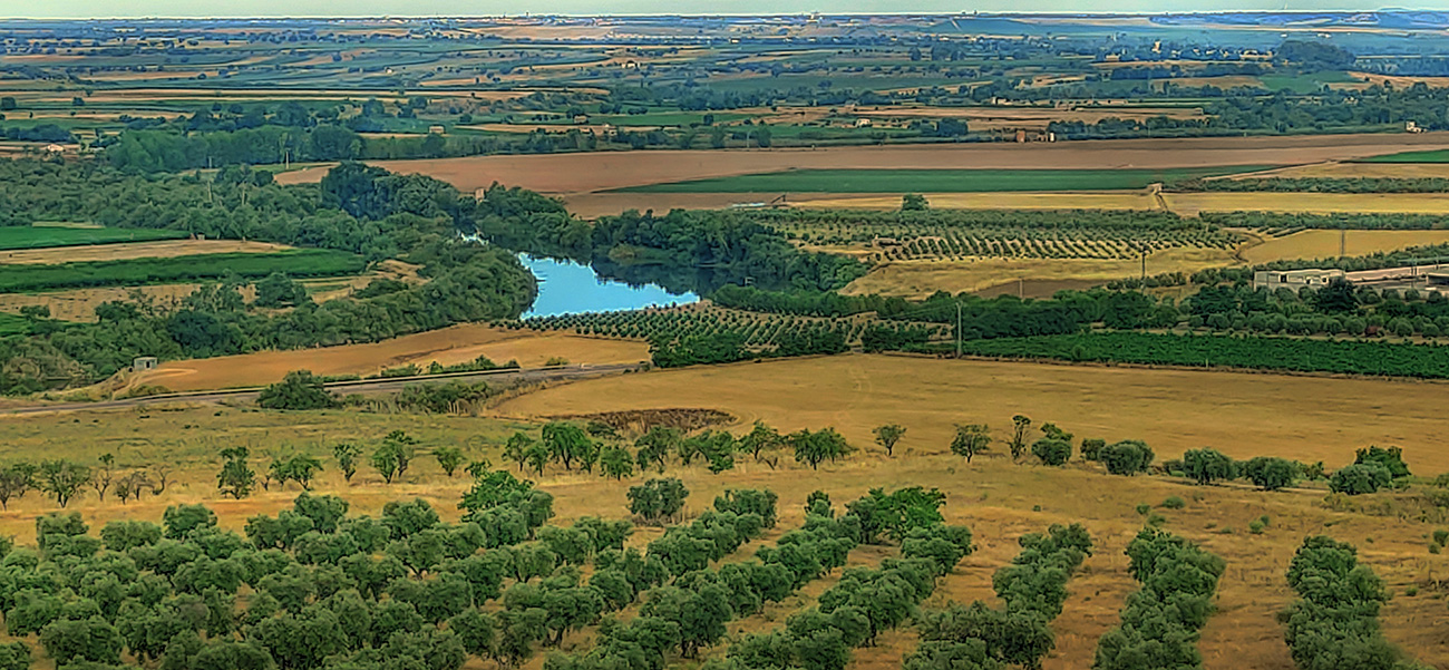 Vista suroeste desde el Castillo Villalba