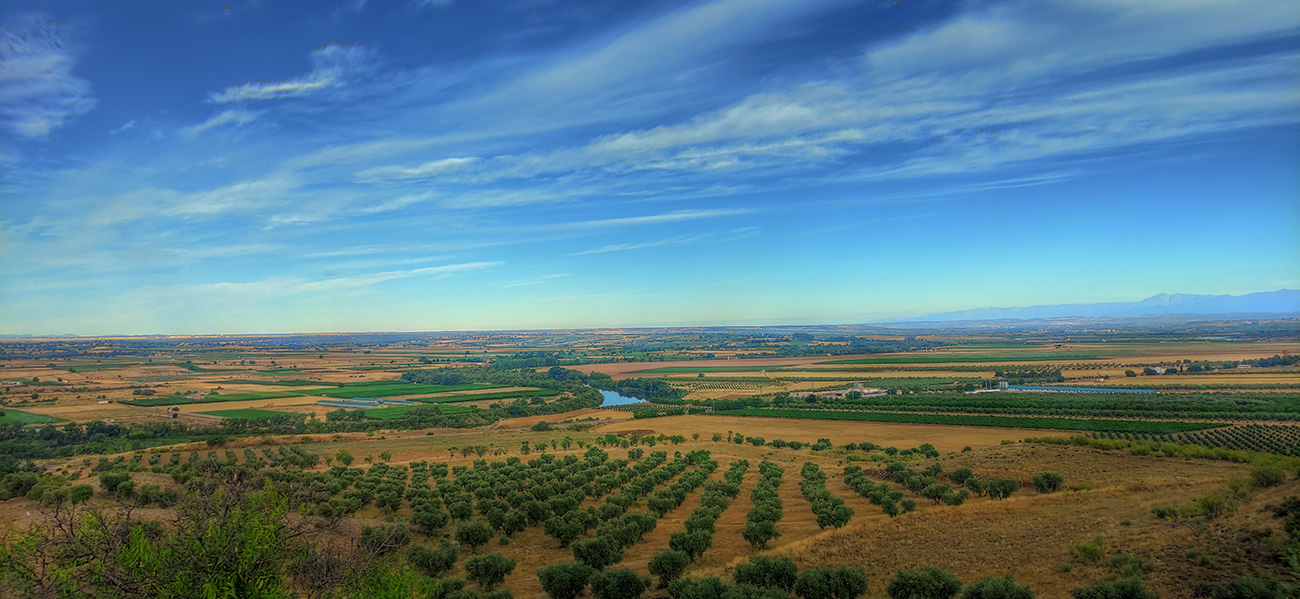 Vista suroeste desde el Castillo Villalba