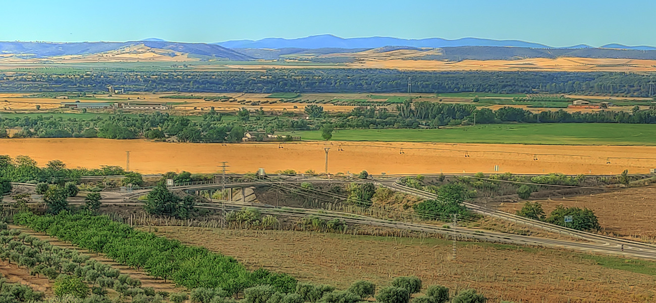 Vista sureste desde el Castillo Villalba