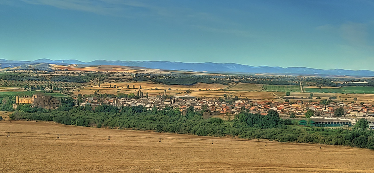 Vista norte de Malpica de Tajo