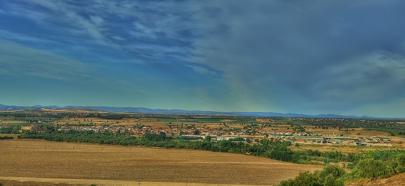Vista norte de Malpica de Tajo
