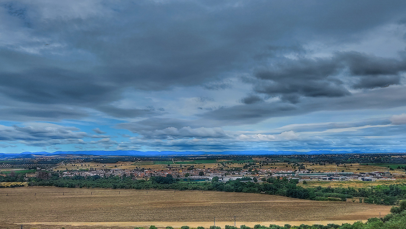 Vista norte de Malpica de Tajo