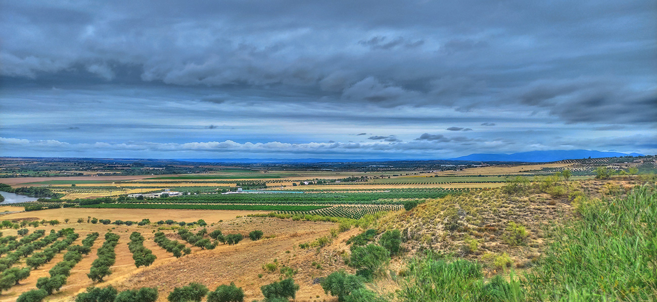 Vista sureste desde el Castillo Villalba