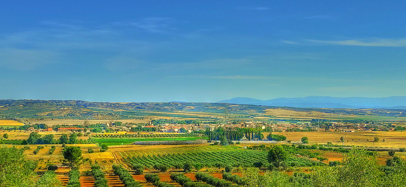 Vista sur de Malpica de Tajo