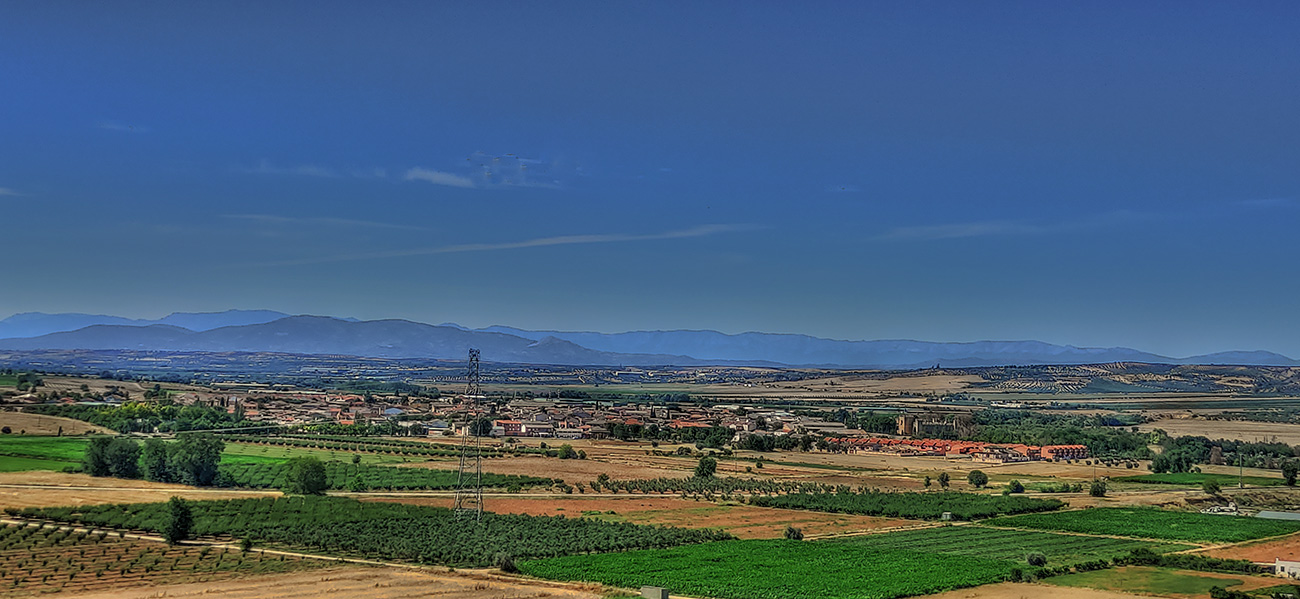 Vista sur de Malpica de Tajo