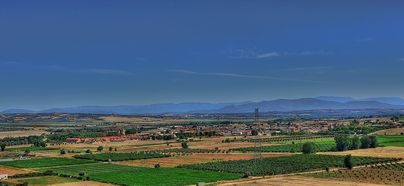 Vista sur de Malpica de Tajo