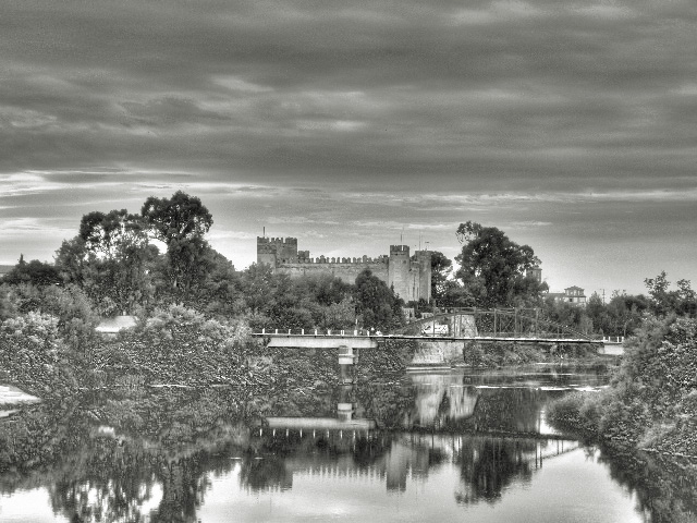 Castillo de Malpica (virado al platino)