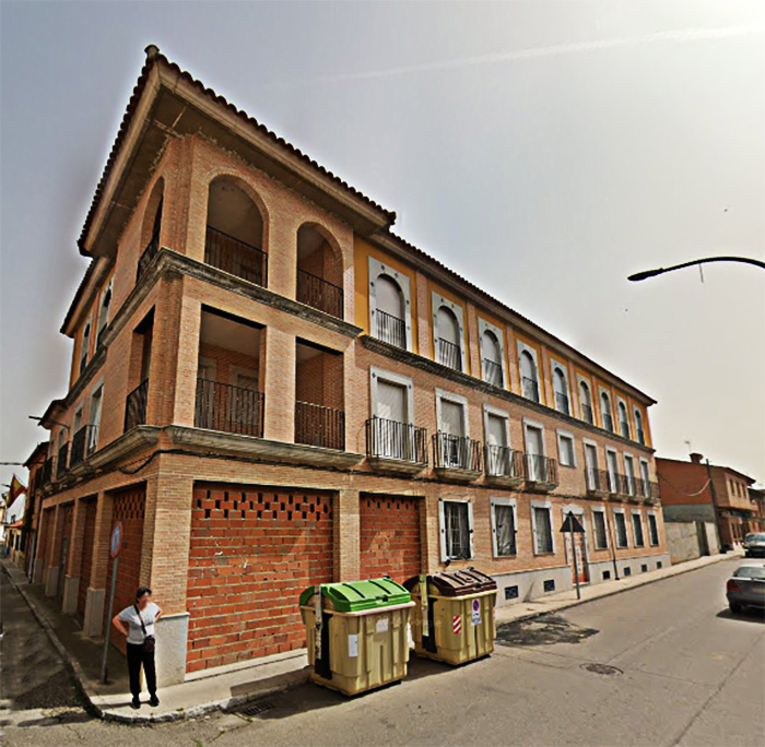 El molino, la vivienda y la huerta del tío León y la tía Eradia en la calle de la Dehesilla de  Malpica de Tajo.