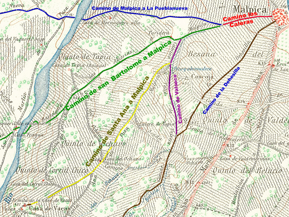 El camino de las Caleras El camino de las Caleras