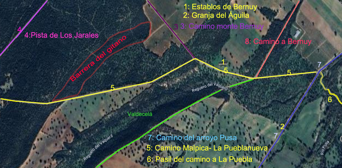 Parajes de Bernuy: La Barrera el gitano Parajes de Bernuy: La Barrera el gitano