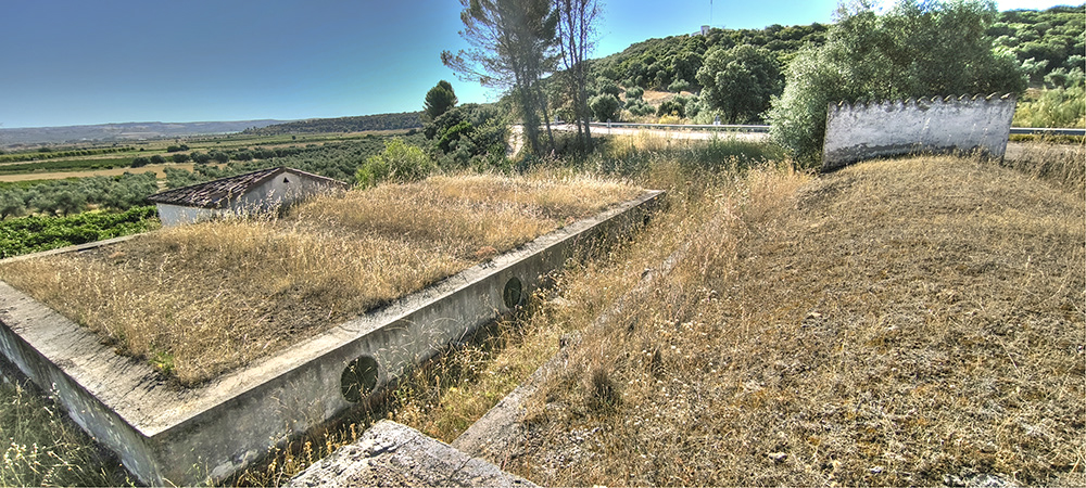 Caseta y depósito antiguo del agua potable, Malpica de Tajo Caseta y depósito antiguo del agua potable, Malpica de Tajo