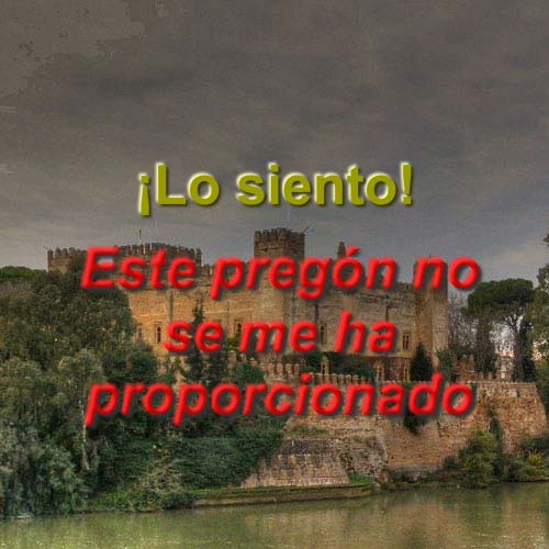 No dispongo de este pregón de la fiesta de las Nieves