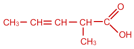 ácido 2-metil-3-pentenoico