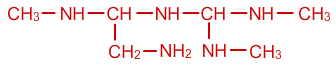 3-aminometil-5-metilamino-2,4,6-triazaheptano